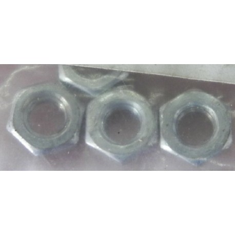 HEX JAM NUT 1/4-28